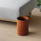 Corbeille à papier en cuir de la collection Home - Brown, Tsuchiya Kaban